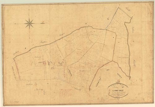 Plan napoléonien, feuille préparatoire-A2 Lamoutole, Rayet