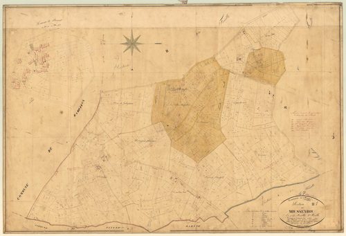 Plan napoléonien, feuille préparatoire-B1 Mousseyrou, Rayet