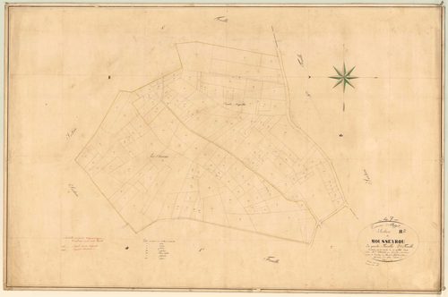 Plan napoléonien, feuille préparatoire-B2 Mousseyrou, Rayet