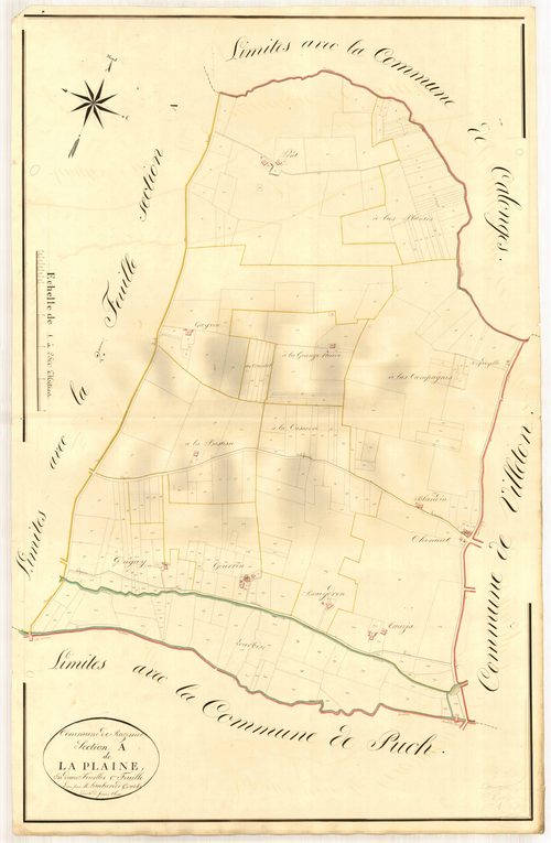 Plan napoléonien, atlas-A1 Laplaine, Razimet