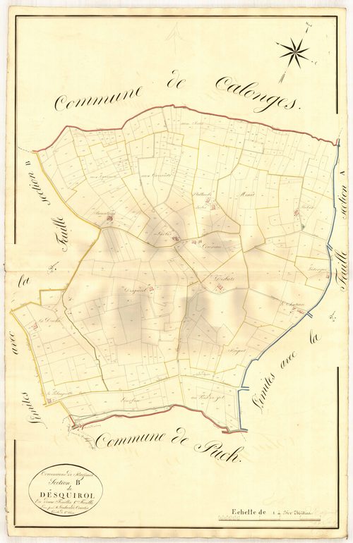 Plan napoléonien, atlas-B1 Desquirol, Razimet