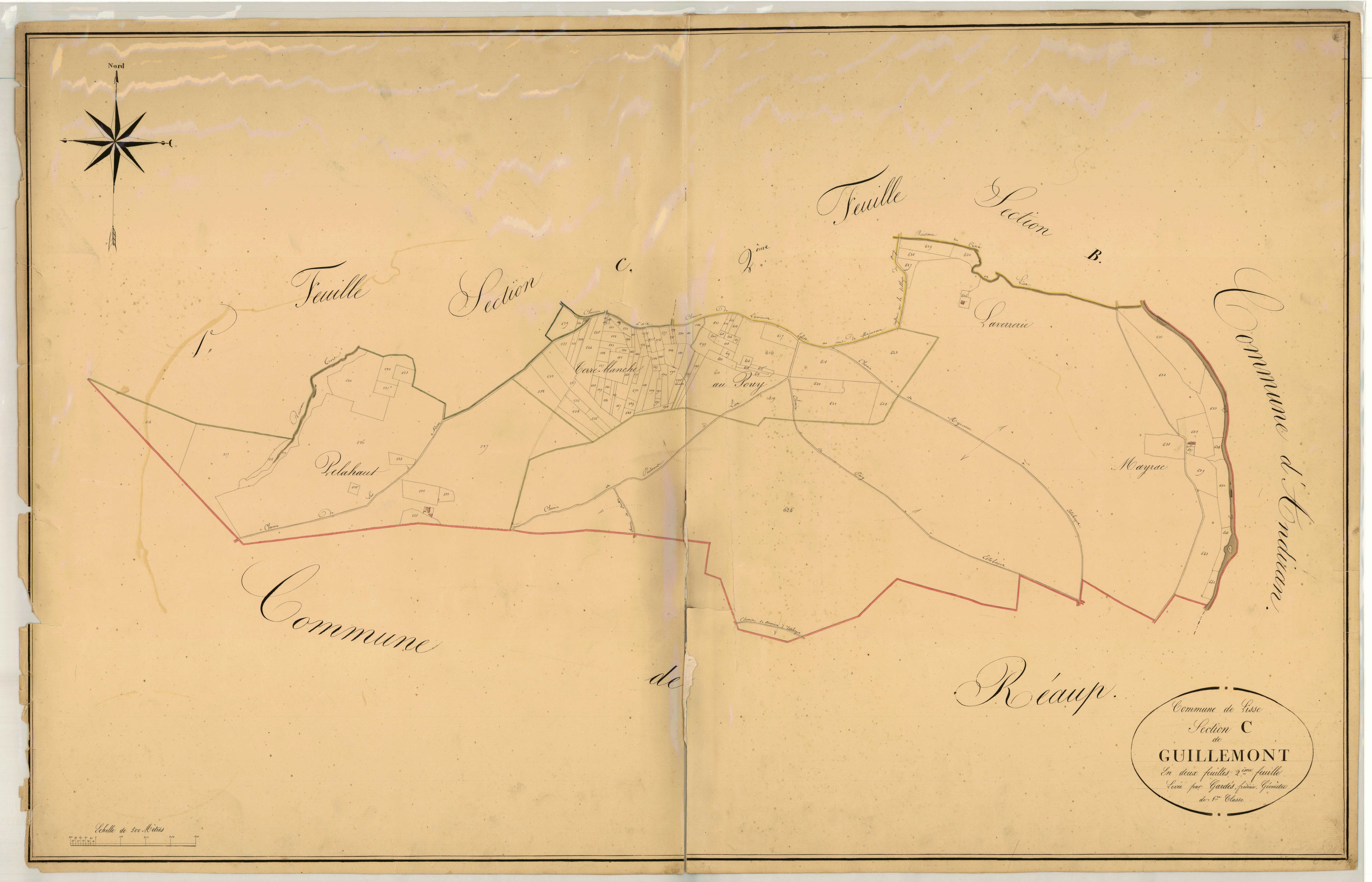 Plan napoléonien, atlas-C2 Guillemont, Lisse