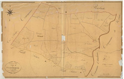 Plan napoléonien, atlas-A Sainte-Catherine, Lisse