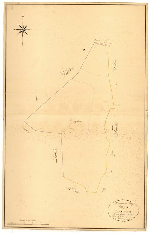 Plan napoléonien, atlas-A1 Tustem, Réaup-Lisse