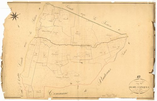 Plan napoléonien, atlas-G Saint-Lary et Conques, Réaup-Lisse