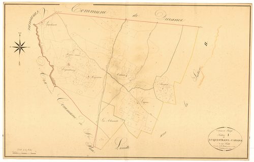 Plan napoléonien, atlas-I Luquestrany et Cabana, Réaup-Lisse