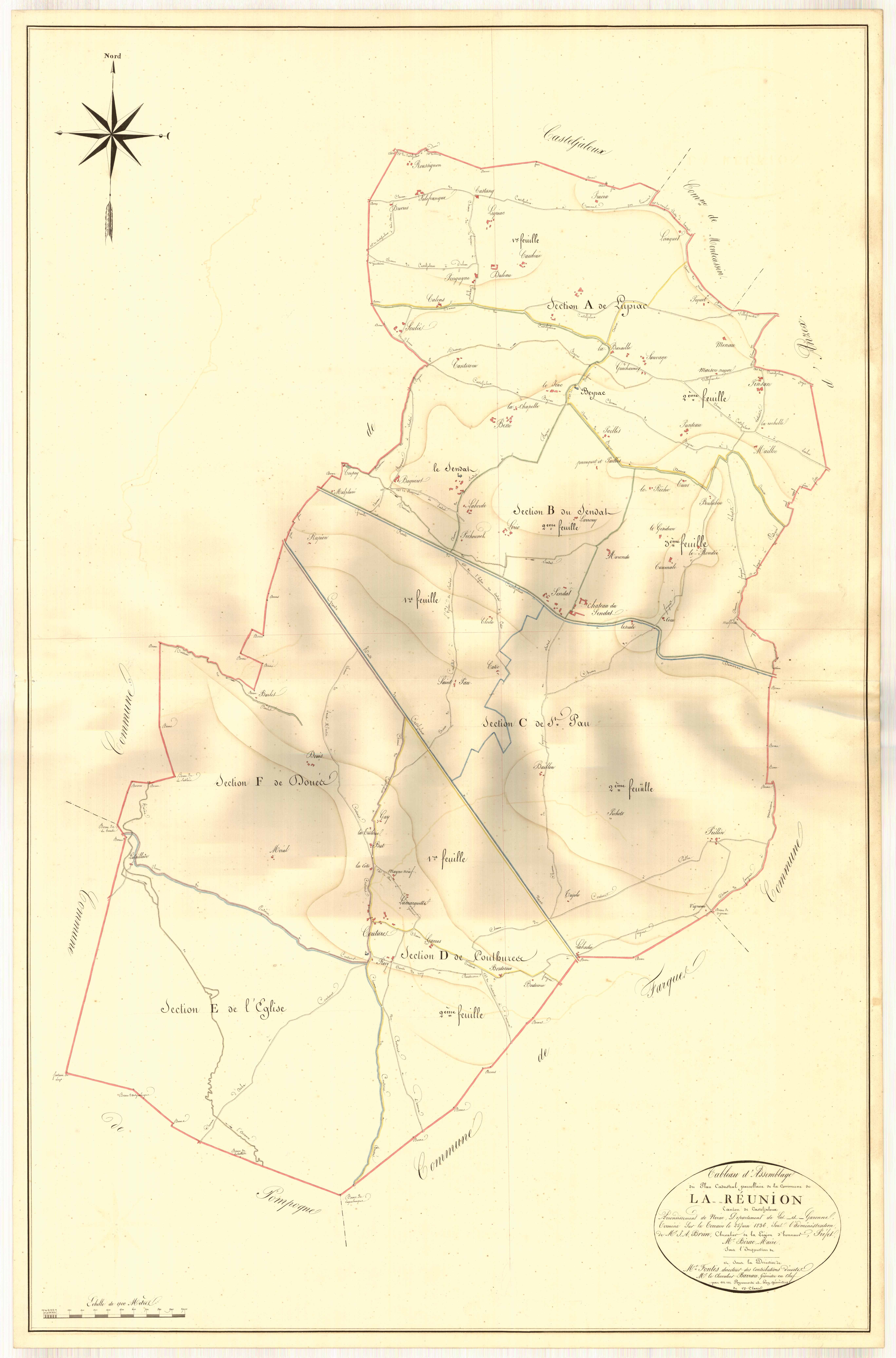 Plan napoléonien, atlas-TA, Réunion (La)