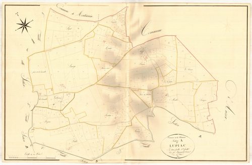 Plan napoléonien, atlas-A2 Lupiac, Réunion (La)