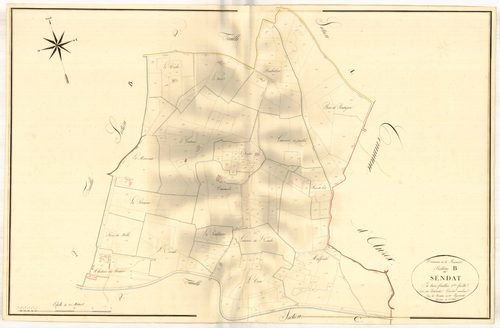 Plan napoléonien, atlas-B3 Le Sendat, Réunion (La)