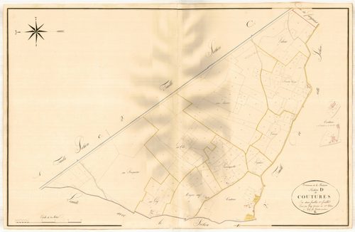 Plan napoléonien, atlas-D1 Couthures, Réunion (La)