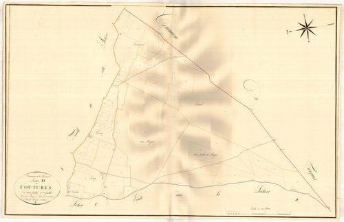 Plan napoléonien, atlas-D2 Couthures, Réunion (La)