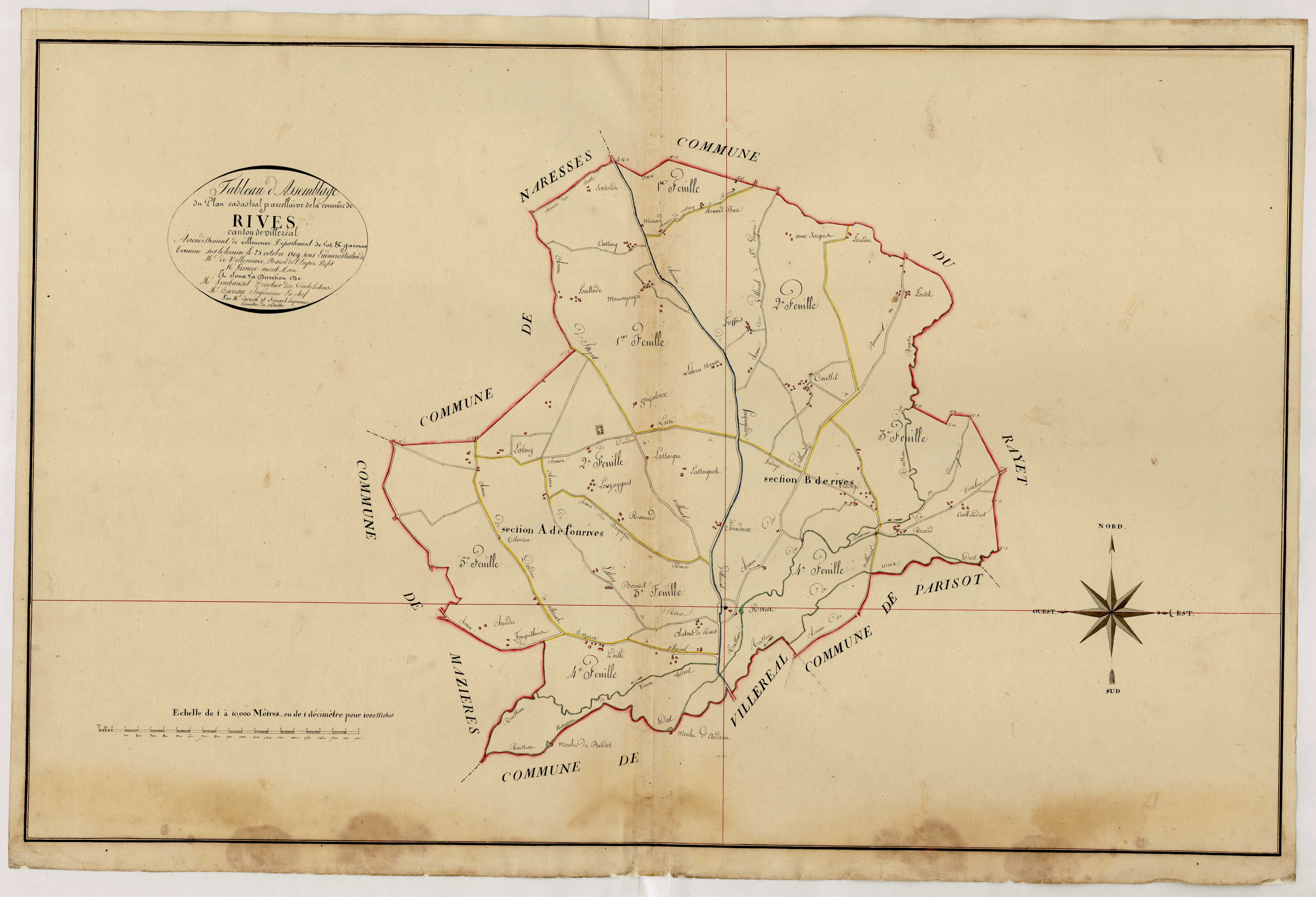 Plan primitif, atlas-TA, Rives