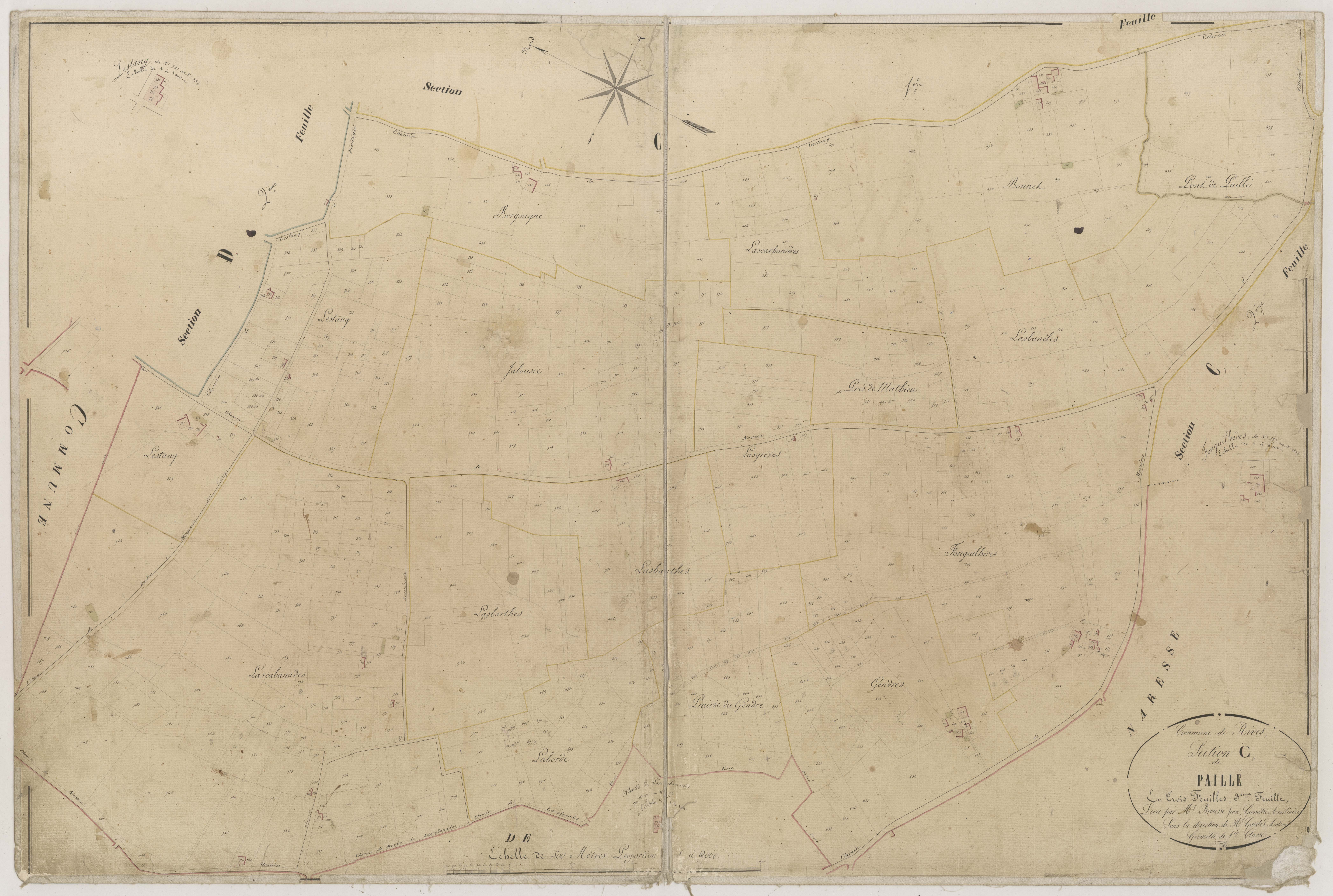 Plan napoléonien-C3 Pailles, Rives