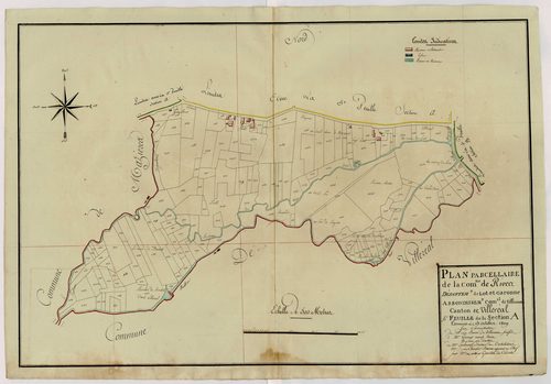 Plan primitif, atlas-A4 Fonrives, Rives