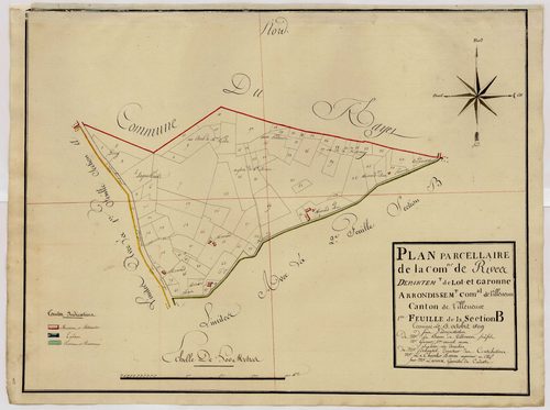 Plan primitif, atlas-B1 Rives, Rives