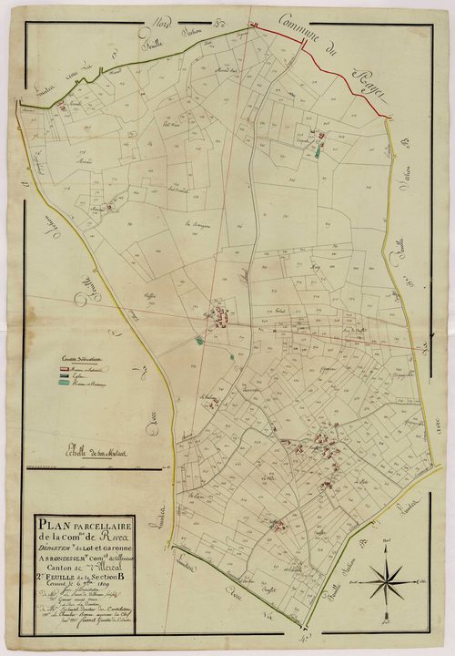 Plan primitif, atlas-B2 Rives, Rives