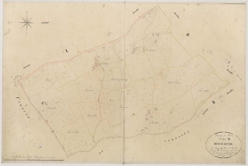 Plan napoléonien-D1 Moncoujouyre, Rives