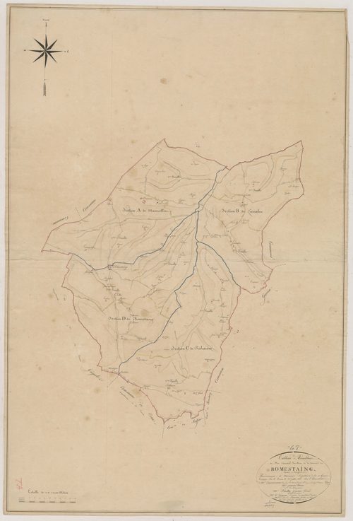 Plan napoléonien, atlas-TA, Romestaing