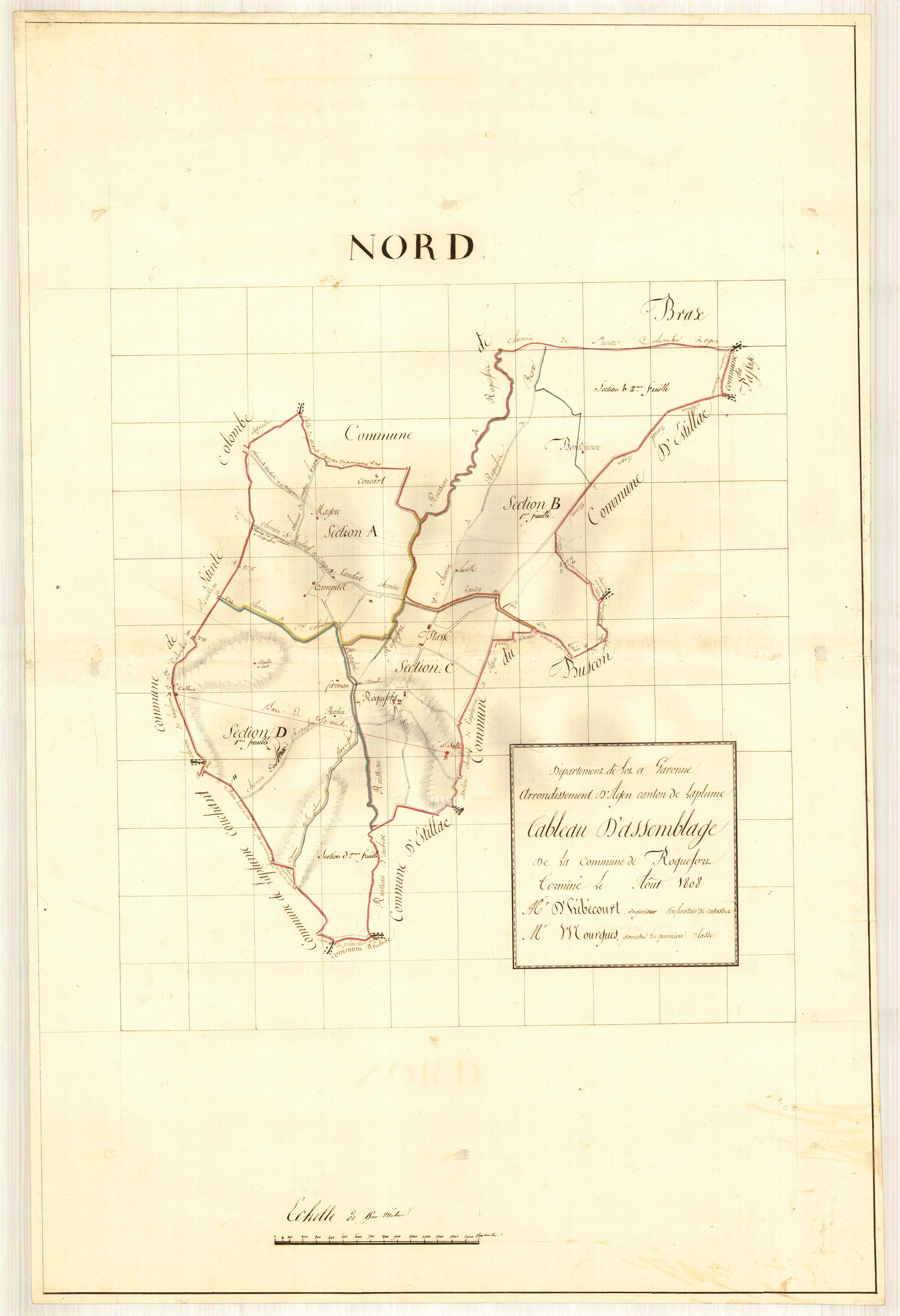 Plan primitif, atlas-TA, Roquefort