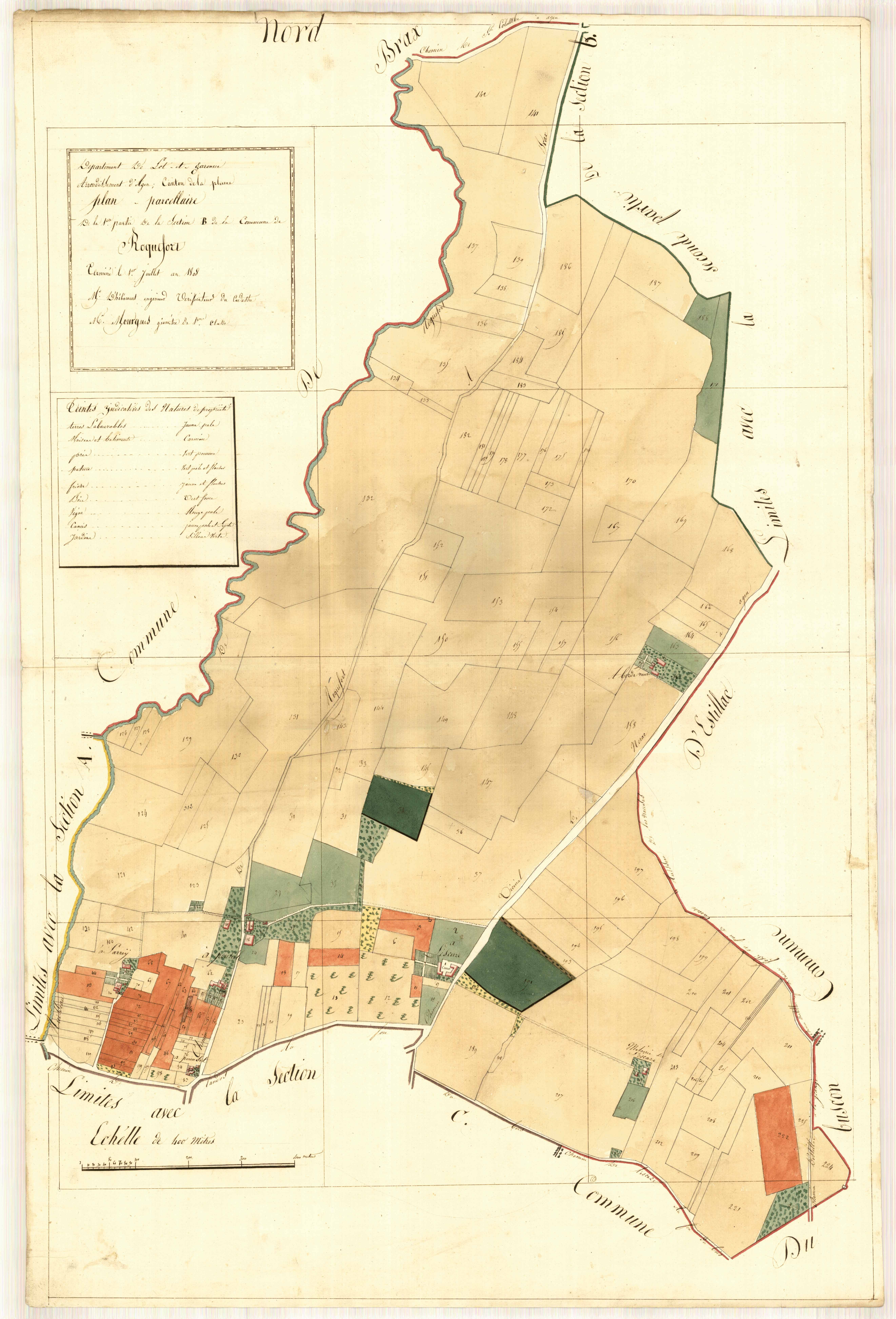 Plan primitif, atlas-B1, Roquefort