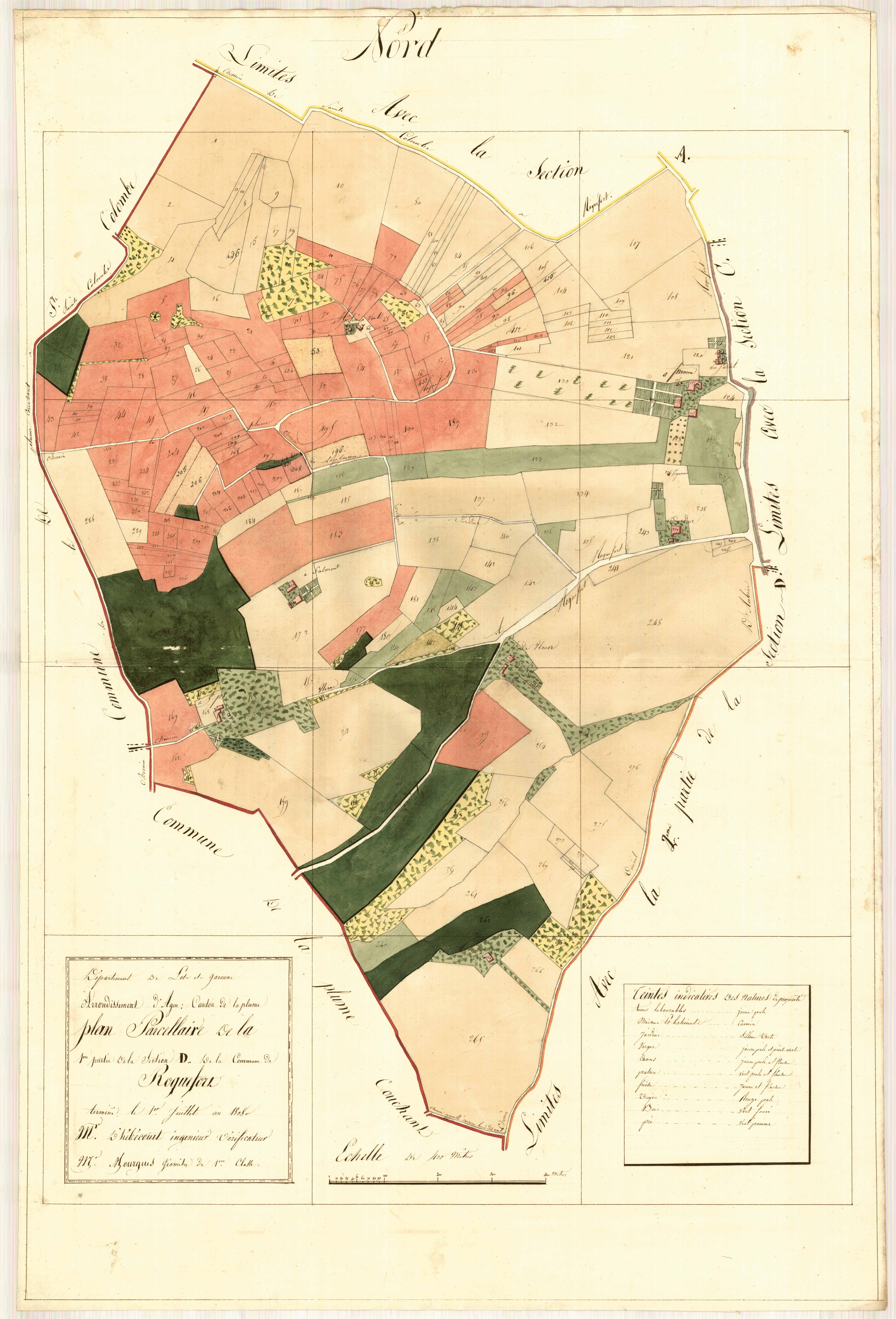 Plan primitif, atlas-D1, Roquefort