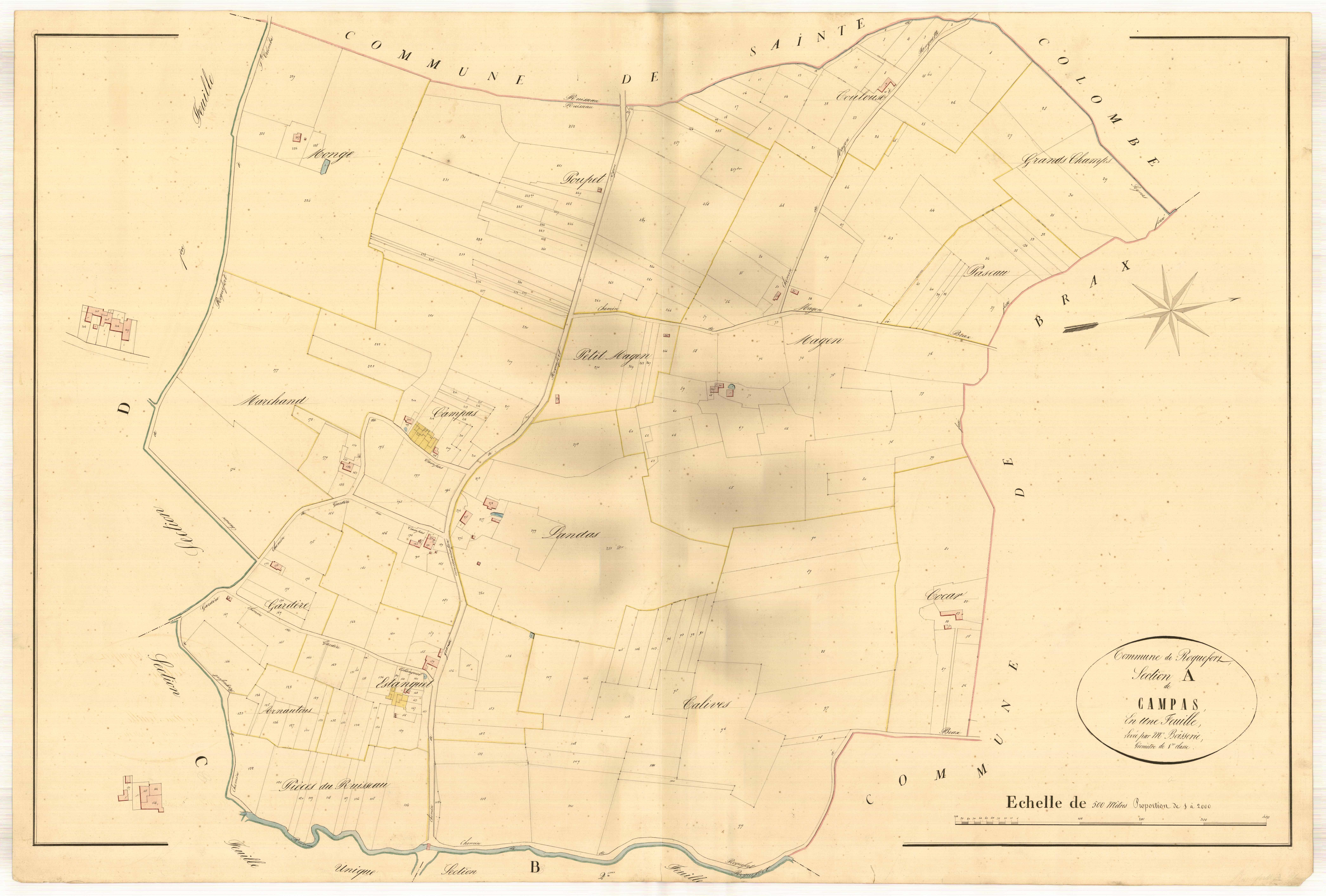 Plan napoléonien, atlas-A Campas, Roquefort