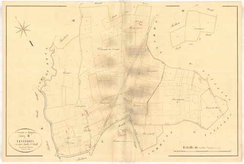 Plan napoléonien, atlas-B2 Lasclèdes, Roquefort