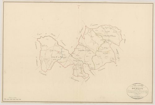 Plan napoléonien, atlas-TA, Roumagne