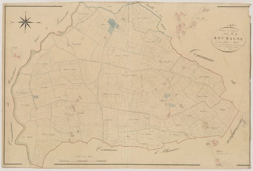 Plan napoléonien, atlas-C1 Roumagne, Roumagne