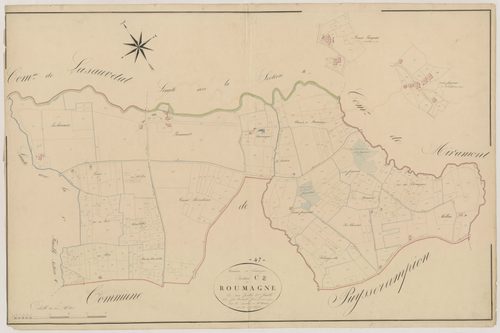 Plan napoléonien, atlas-C2 Roumagne, Roumagne