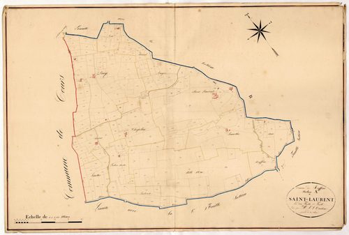 Plan napoléonien, atlas-A2 Saint-Laurent, Ruffiac