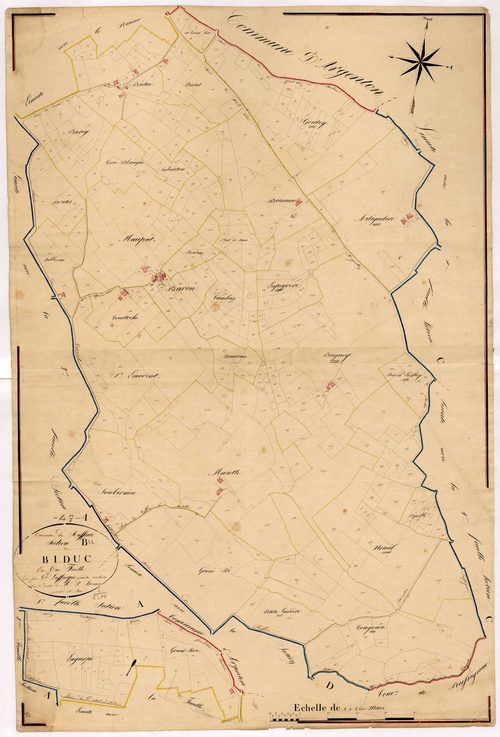 Plan napoléonien, atlas-B Biduc, Ruffiac