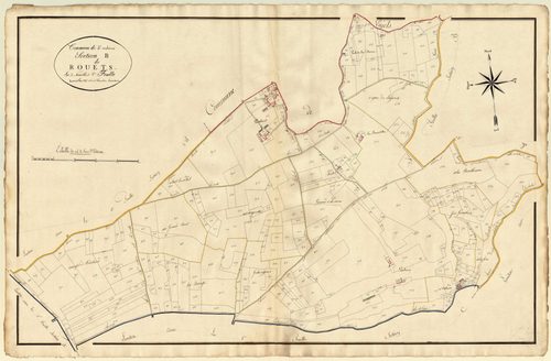Plan primitif, atlas-B2 Rouets, Saint-Antoine-de-Ficalba