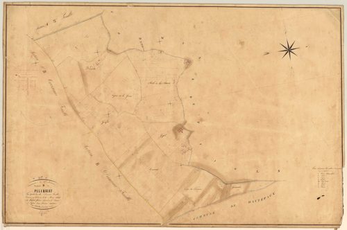 Plan napoléonien, feuille préparatoire-B1 Pelambert, Saint-Antoine-de-Ficalba