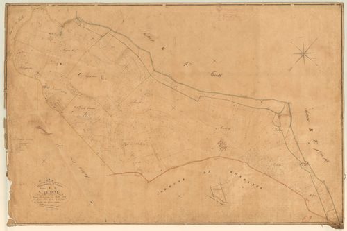 Plan napoléonien, feuille préparatoire-C1 Saint-Antoine, Saint-Antoine-de-Ficalba