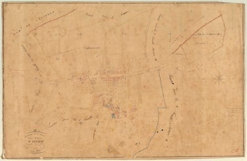 Plan napoléonien, feuille préparatoire-C3 Saint-Antoine, Saint-Antoine-de-Ficalba