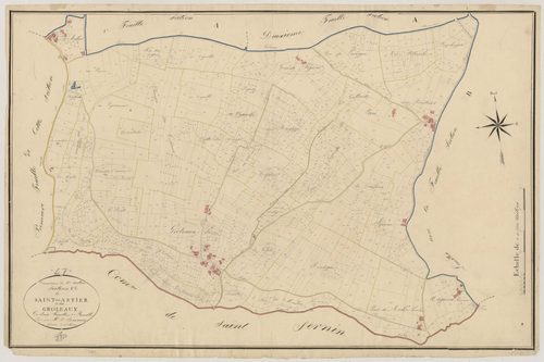 Plan napoléonien, atlas-C2 Saint-Astier et Les Groleaux, Saint-Astier