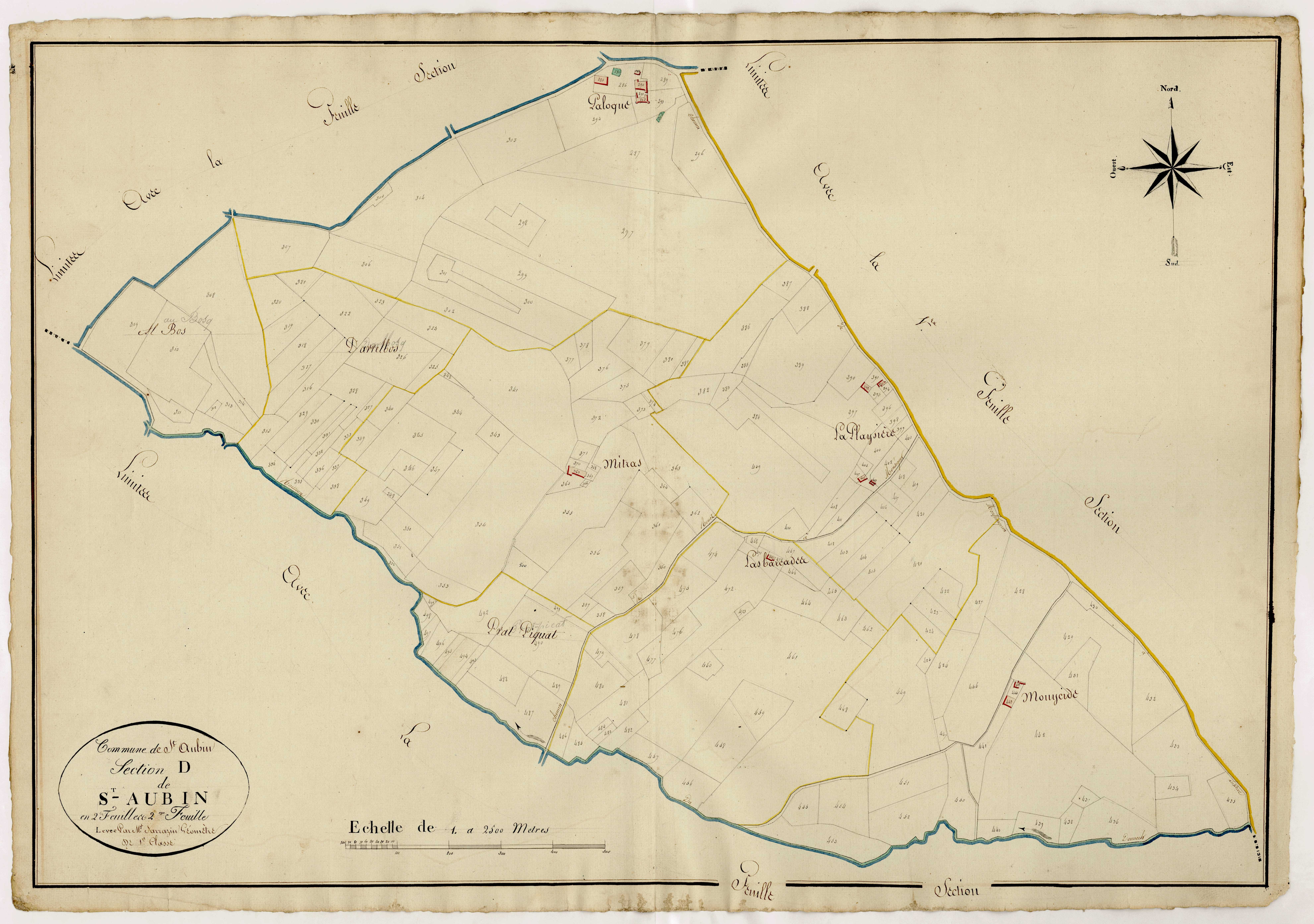 Plan napoléonien, atlas-D2 Saint-Aubin, Saint-Aubin