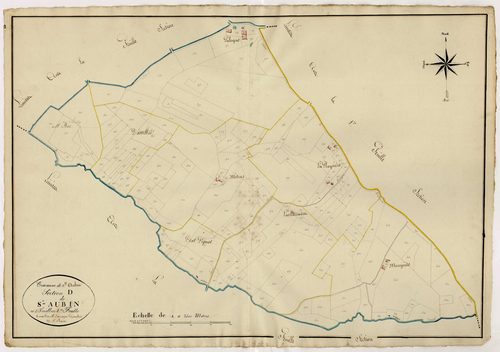 Plan napoléonien, atlas-D2 Saint-Aubin, Saint-Aubin