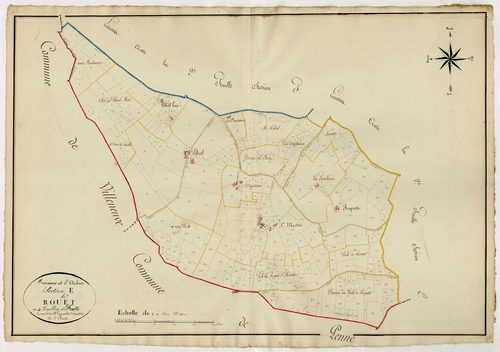 Plan napoléonien, atlas-E1 Rouet, Saint-Aubin