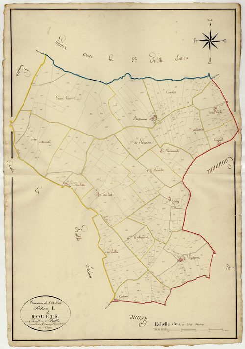 Plan napoléonien, atlas-E3 Rouet, Saint-Aubin