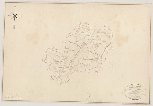 Plan napoléonien, atlas-TA, Saint-Avit
