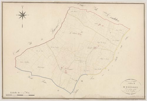 Plan napoléonien, atlas-A1 D’Estaget, Saint-Avit