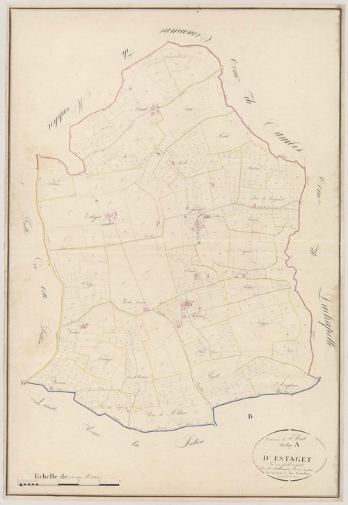 Plan napoléonien-A2 D’Estaget, Saint-Avit