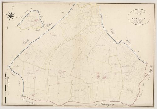 Plan napoléonien, atlas-B Beaudon, Saint-Avit
