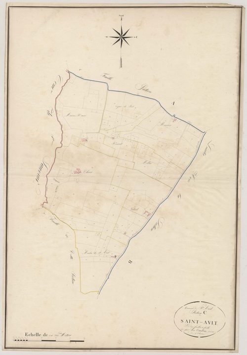 Plan napoléonien-C1 Saint-Avit, Saint-Avit
