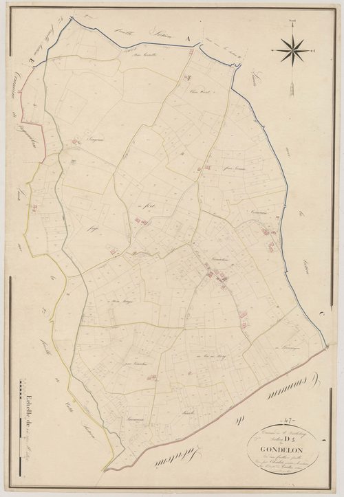 Plan napoléonien, atlas-D1 Gondelon, Saint-Barthélemy-d’Agenais