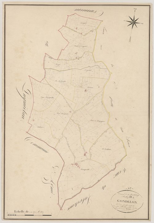 Plan napoléonien, atlas-D2 Gondelon, Saint-Barthélemy-d’Agenais