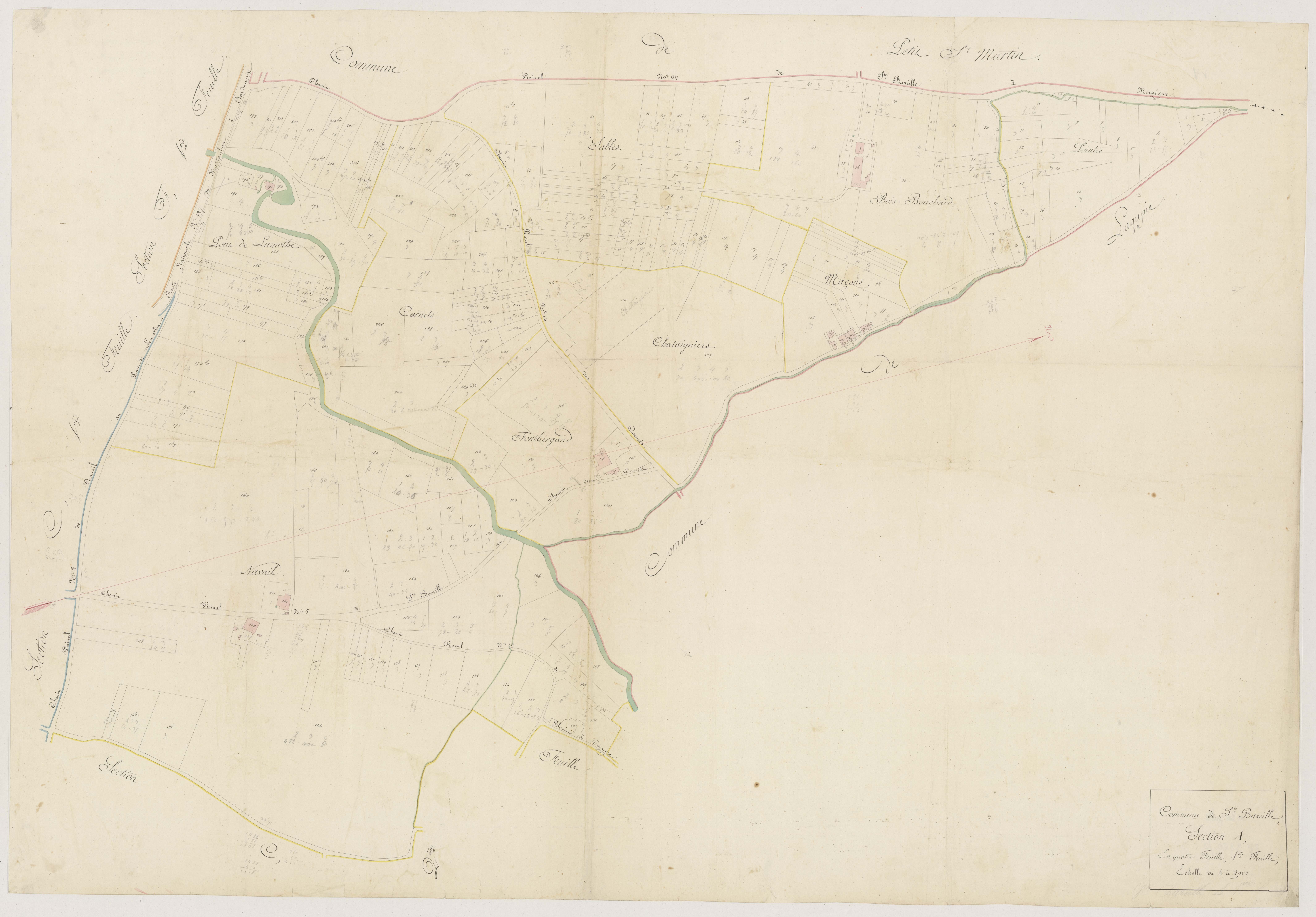 Atlas portatif-A1 [Rapins], Sainte-Bazeille