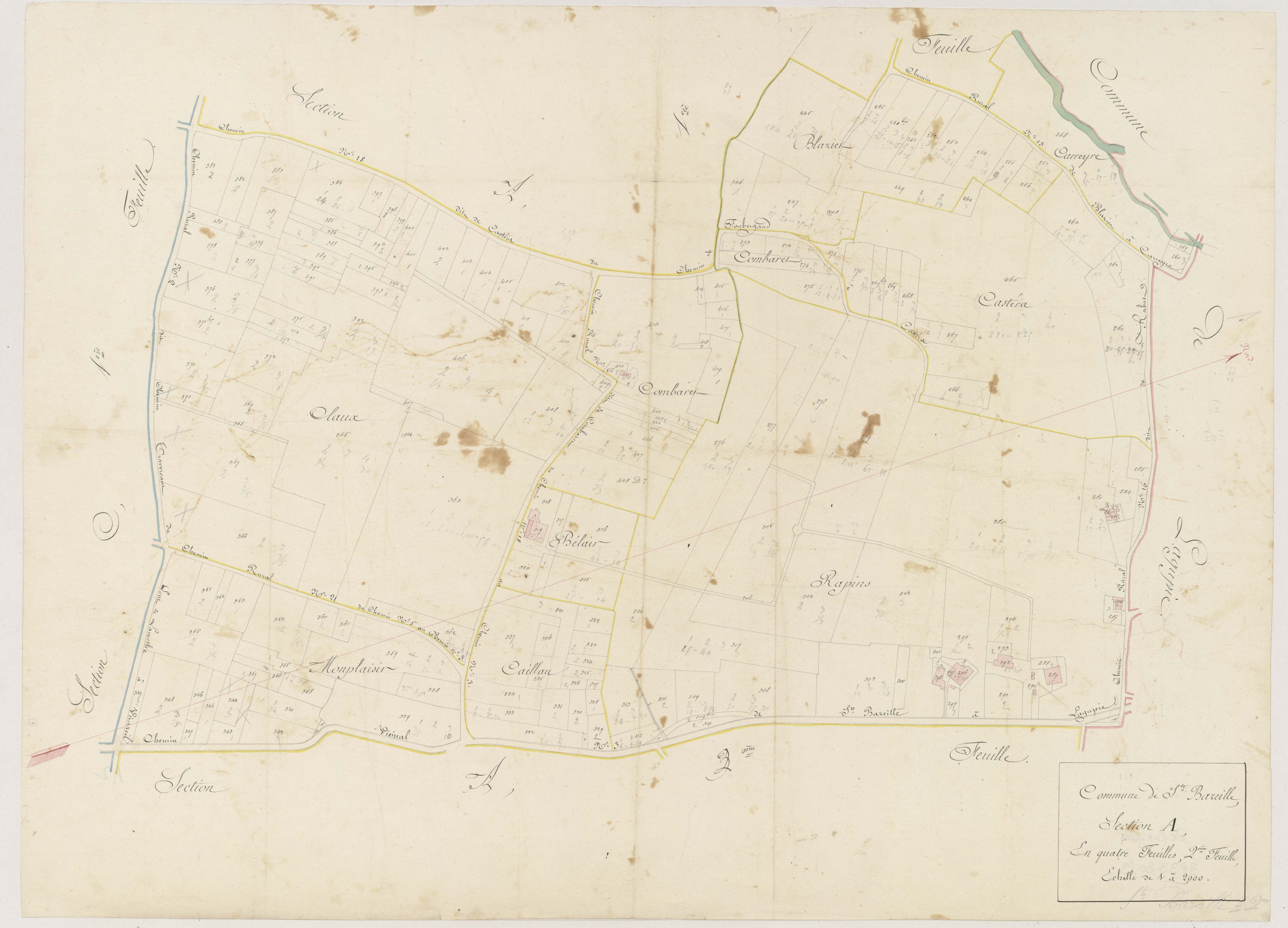 Atlas portatif-A2 [Rapins], Sainte-Bazeille